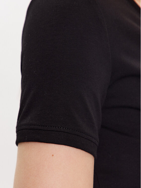 Guess Guess Футболка W2YI45 J1314 Чорний Slim Fit