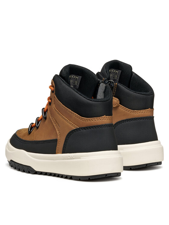 Geox Kotníková obuv Geox J Bunshee B Abx J56FMA 0ME32 C6002 S Hnědá