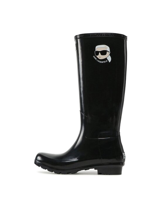 KARL LAGERFELD Гумові чоботи KARL LAGERFELD KL47090N Чорний