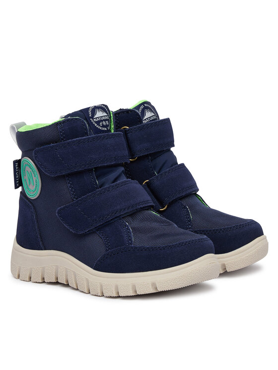 Naturino Schneeschuhe Naturino Geminae 3 Vl Wp. 3001577 M Dunkelblau