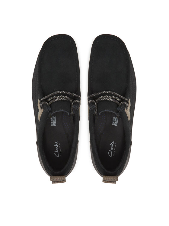 Clarks Pantofi Clarks Wallabee  26181387 Negru