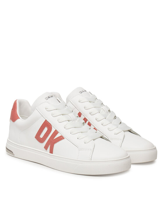 DKNY Sneakersy DKNY Abeni Lace Up Sneaker K1300916 Biela