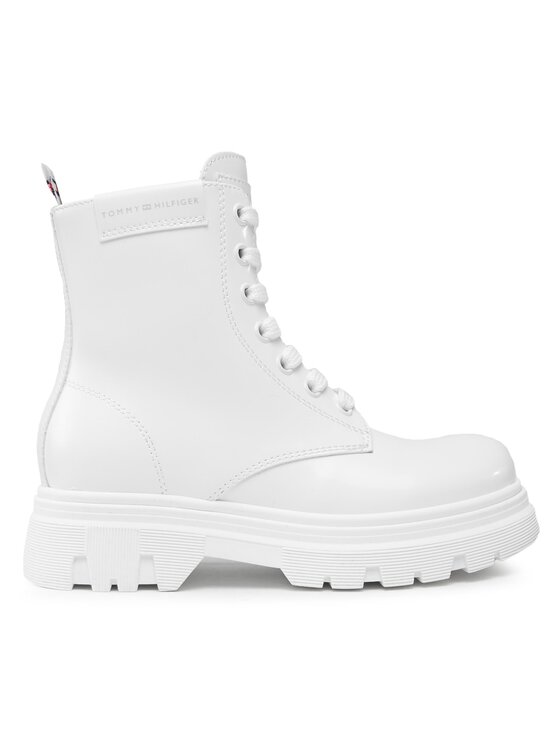 Tommy Hilfiger Čižmy Tommy Hilfiger T4A5-33039-1453 M Biela