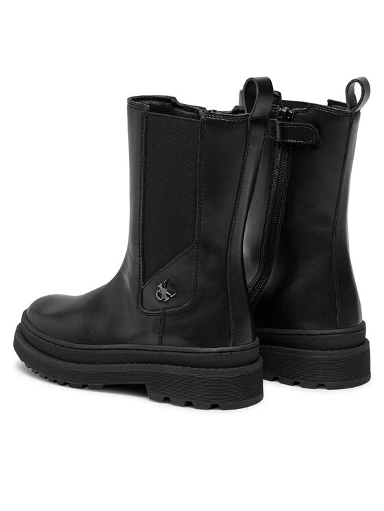 Calvin Klein Jeans Kozačky Calvin Klein Jeans Chelsea Boot V4A5-81034-1355 M Černá
