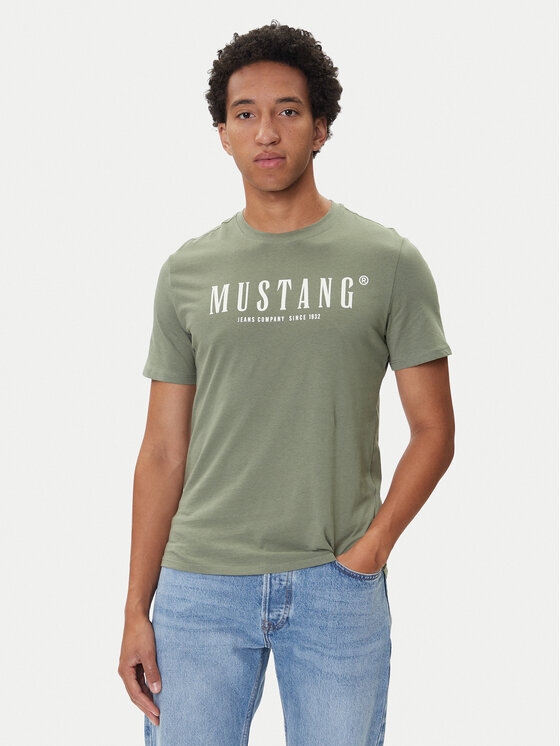 Mustang Mustang Camiseta Austin 1016853 Verde Regular Fit