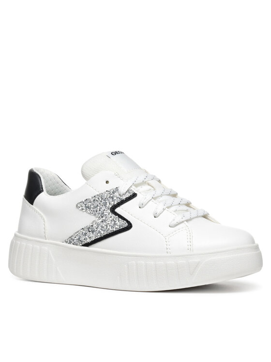 Geox Laisvalaikio batai Geox J Mikiroshi J45DVA 0BCEW C0007 M Balta