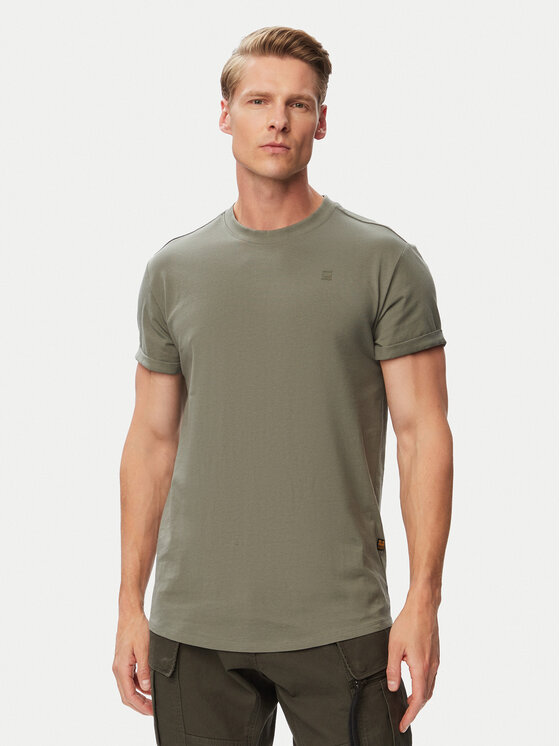 G-STAR G-Star Raw Футболка Lash D16396-B353 Хакі Regular Fit