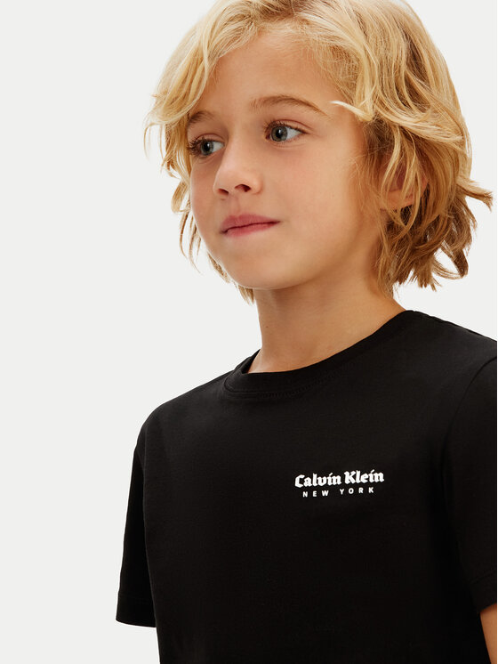 Calvin Klein Jeans Calvin Klein Jeans Camiseta Minimal Logo IB0IB02608 Negro Regular Fit