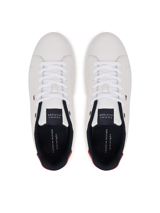 Tommy Hilfiger Zapatillas Tommy Hilfiger Lightweight Pinperf Lth Sneaker FM0FM05981 Blanco