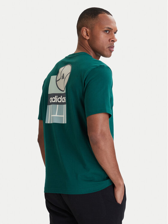 adidas adidas Camiseta Memories Of Sport Poster Graphic KB2507 Verde Regular Fit