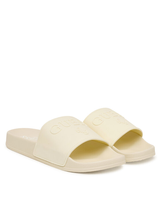 Guess Шльопанці Guess E6GZ17 BB00F Кремовий