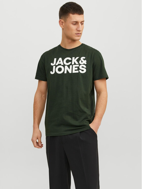 Jack & Jones Jack & Jones Majica Corp 12151955 Zelena Standard Fit
