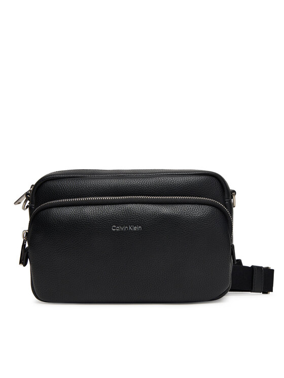 Calvin Klein Мъжка чантичка Calvin Klein Raised Camera Bag LV04D3159G Черен