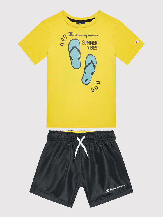 Champion Champion Набір футболка і спортивні шорти 306050 Кольоровий Regular Fit