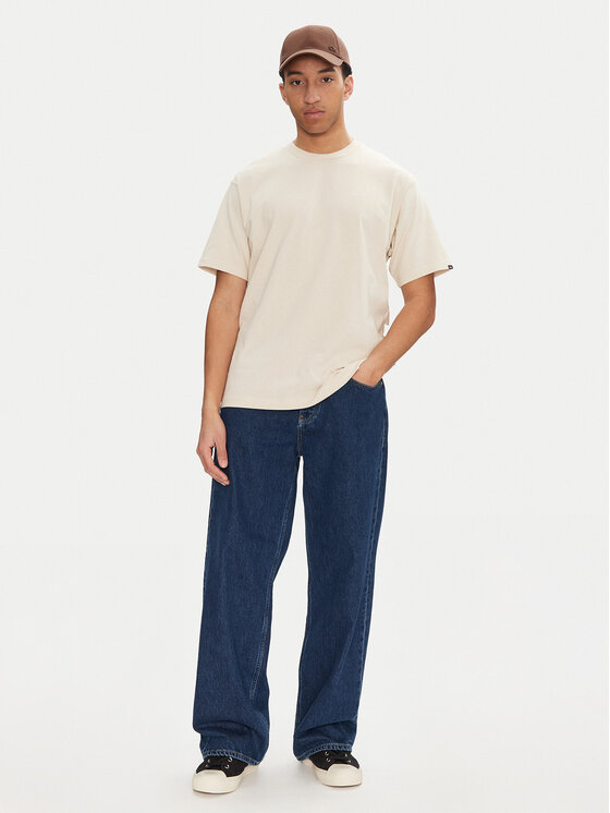 Vans Vans Majica Left Chest II VN000P1P Bež Loose Fit