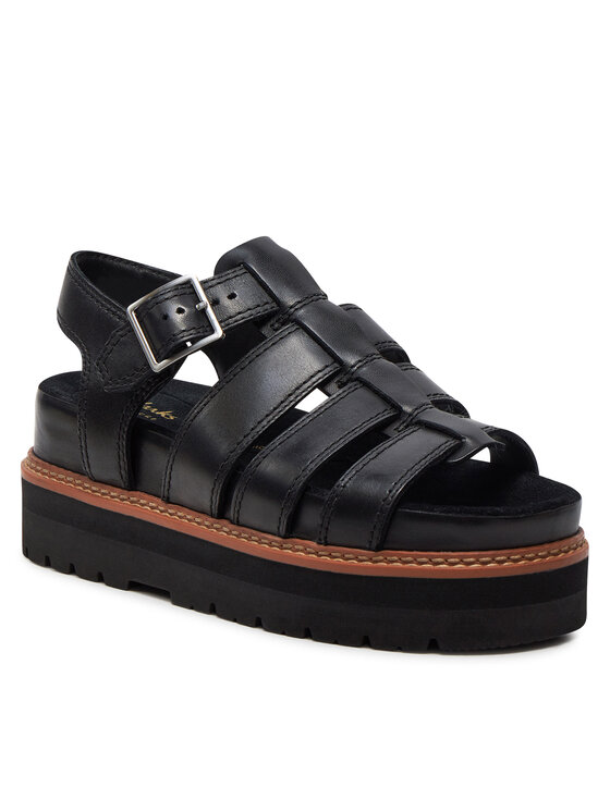 Clarks Босоніжки Clarks Orianna Twist 26176317 Чорний
