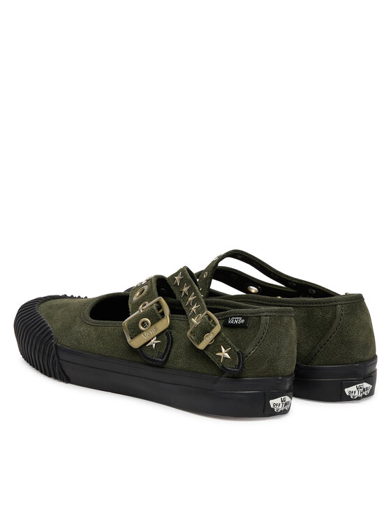 Vans Μπαλαρίνες Vans Mary Jane Straps VN000D9AOLV1 Πράσινο