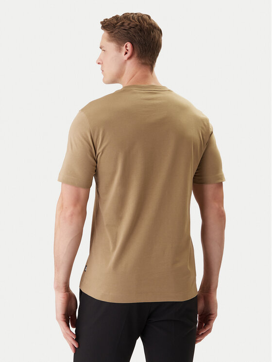 BOSS BOSS Camiseta Thompson 01 50468347 Caqui Regular Fit