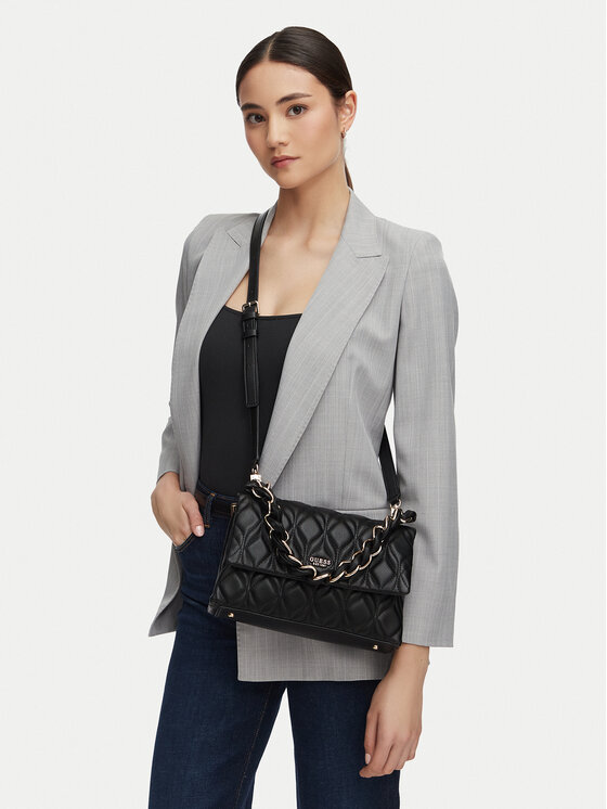 Guess Táska Guess Maxine HWQG97 33200 Fekete