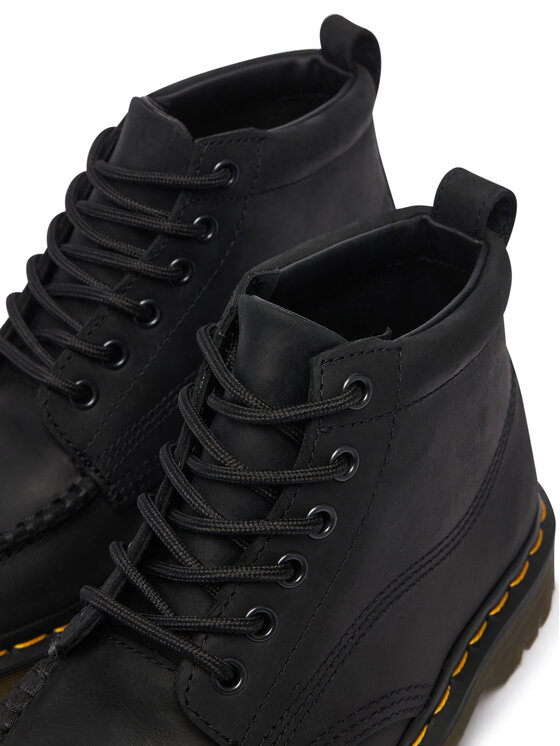 Dr. Martens Черевики Dr. Martens Lowell Chukka 6 Eye Crazy Horse DM43680001 Чорний