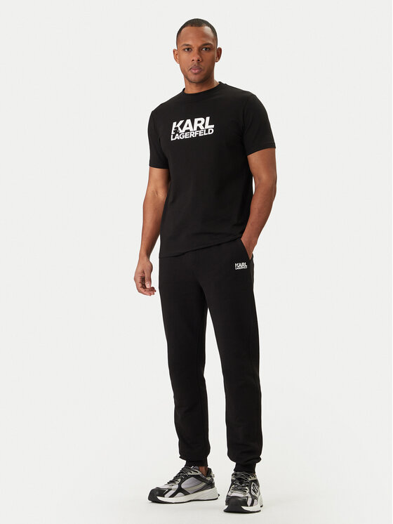 KARL LAGERFELD KARL LAGERFELD Camiseta 755780 500235 Negro Regular Fit