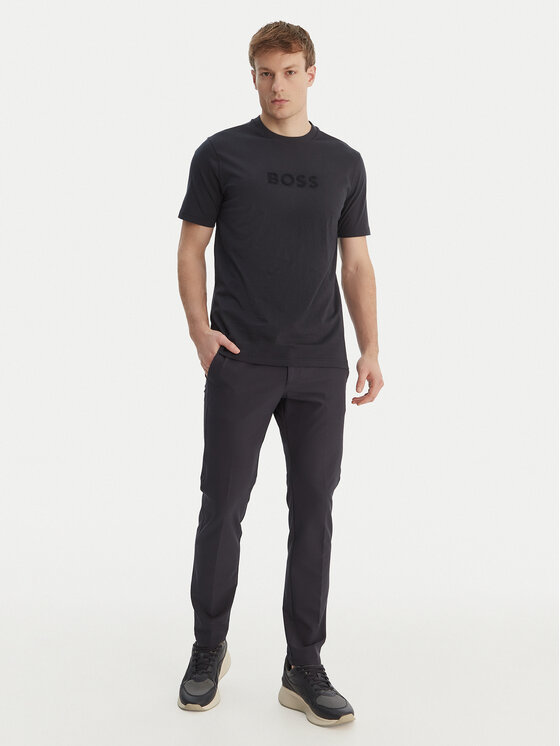 BOSS BOSS Camiseta TS_Terrace Logo 50559361 Azul marino Regular Fit