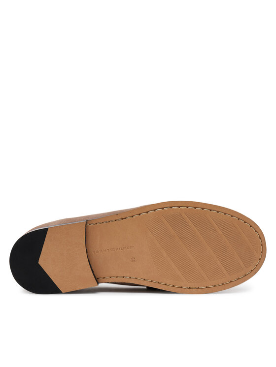 Tommy Hilfiger Polobotky Tommy Hilfiger Soft Suede Horsebit Loafer FW0FW08649 Béžová