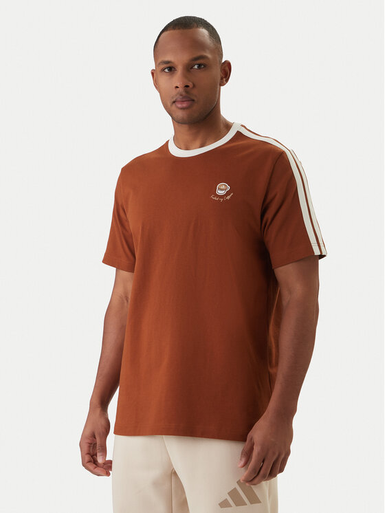 adidas adidas Camiseta Lux Coffee Cafe Cup Graphic JZ5070 Marrón Loose Fit