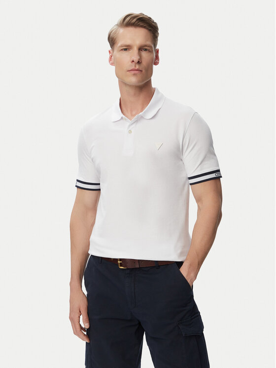 Guess Guess Polo M6GP60 K3076 Blanco Regular Fit