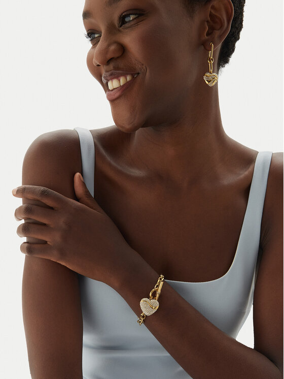 Guess Bransoletka Guess JUBB0449 6JW Złoty