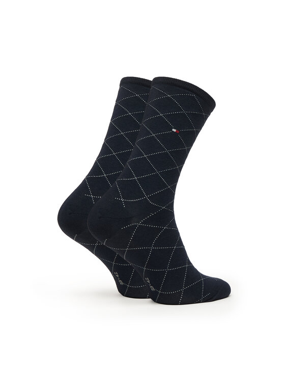 Tommy Hilfiger Ilgos kojinės Tommy Hilfiger 701242186 Tamsiai mėlyna