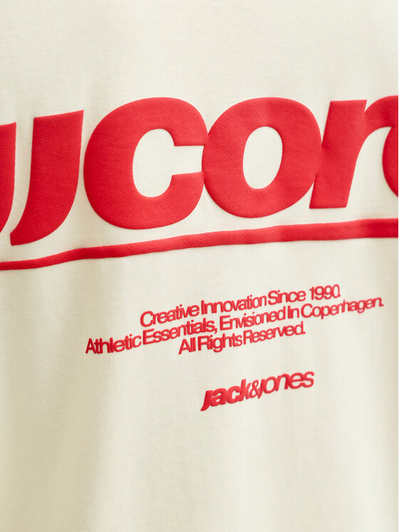Jack & Jones Jack & Jones Camiseta Club 12289842 Amarillo Relaxed Fit
