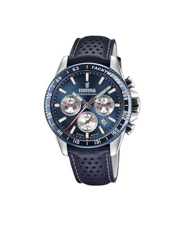 Festina Pulkstenis Festina Timeless Chronograph F20561/2 Tumši zils
