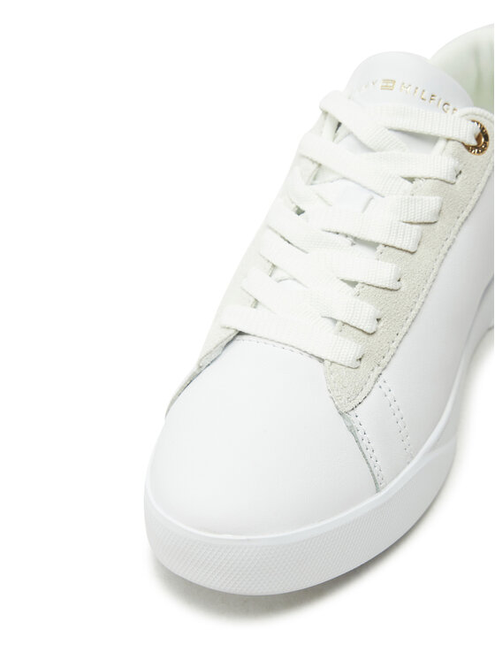 Tommy Hilfiger Sneakers Tommy Hilfiger Chic Court Sneaker FW0FW08382 Alb