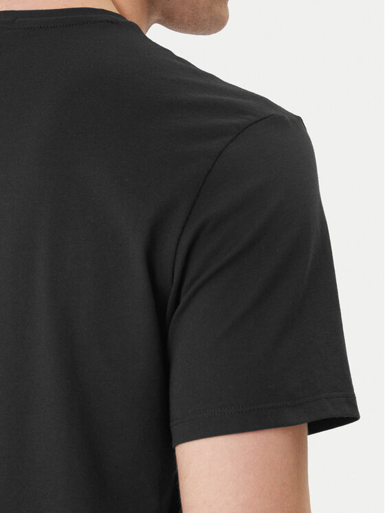 Calvin Klein Calvin Klein Camiseta Micro Logo LV04LC255G Negro Regular Fit