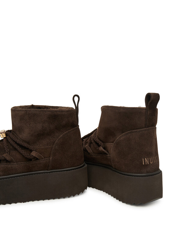 Inuikii Śniegowce Inuikii Classic Low Platform 1001.006.0012 Brązowy ciemny