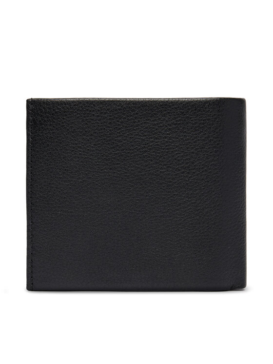 Tommy Hilfiger Портфейл Tommy Hilfiger Th Corp Cc Flap And Coin AM0AM14780 Черен