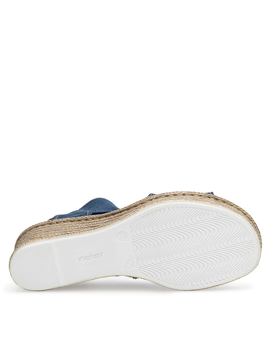 Rieker Sandały Rieker 68791-12 Granatowy