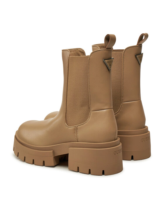 Guess Členková obuv s elastickým prvkom Guess Charlotte FLFCHT ELE10 Béžová