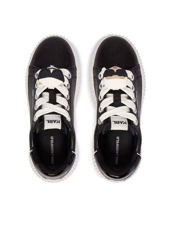 KARL LAGERFELD Снікерcи KARL LAGERFELD Kreeper Lo KL42336T Чорний