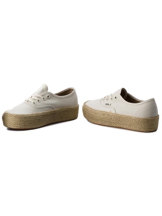 Vans Espadrile Vans Authentic Platfor VN0A3NAQFS8 Bež