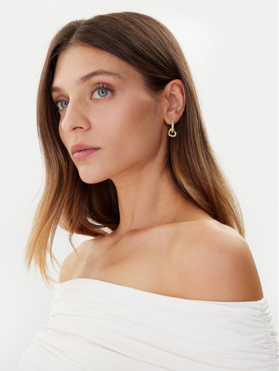 Guess Náušnice Guess JUBE05 465JW Zlatá