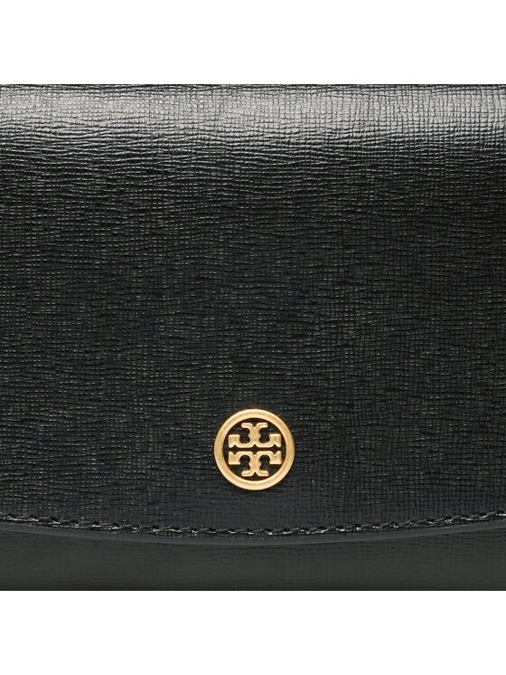 Tory Burch Borsetta Tory Burch Robinson Chain Wallet 137152 Nero