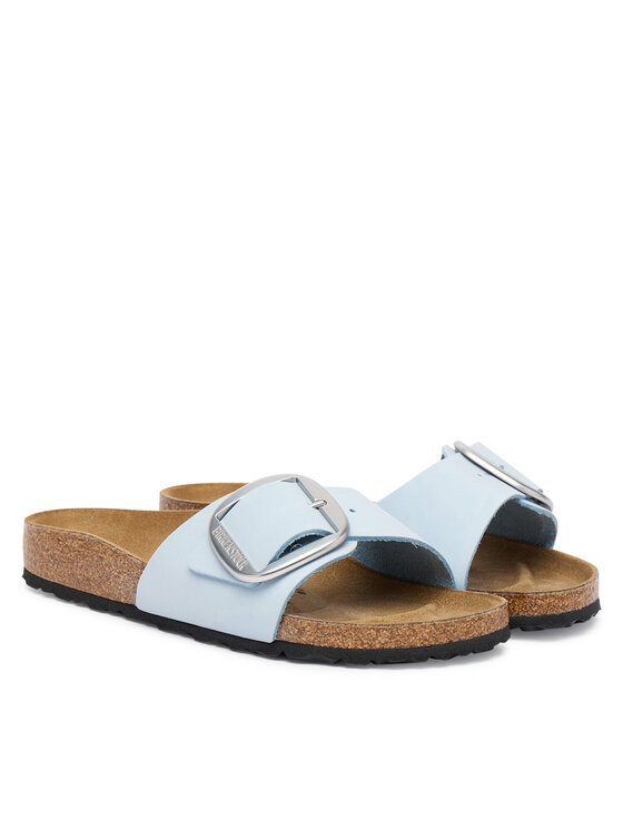 Birkenstock Шльопанці Birkenstock Madrid Big Buckle 1031798 Блакитний