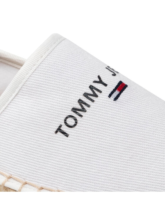 Tommy Jeans Espadryle Tommy Jeans Espadrille EN0EN01815 Biały