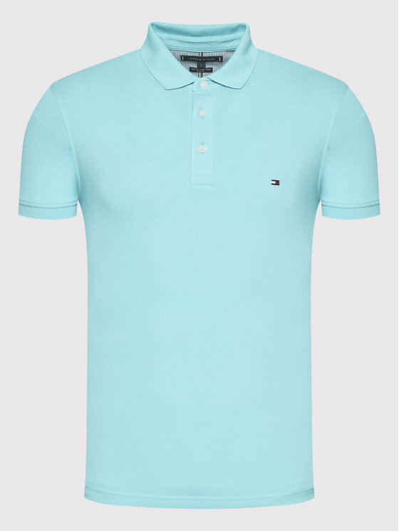 Tommy Hilfiger Tommy Hilfiger Poloshirt 1985 MW0MW17771 Blau Slim Fit