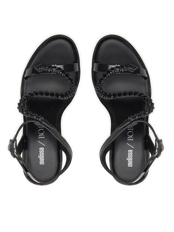 Melissa Босоніжки Melissa Melissa Snake Block + Bo.Bo Ad 35775 Чорний