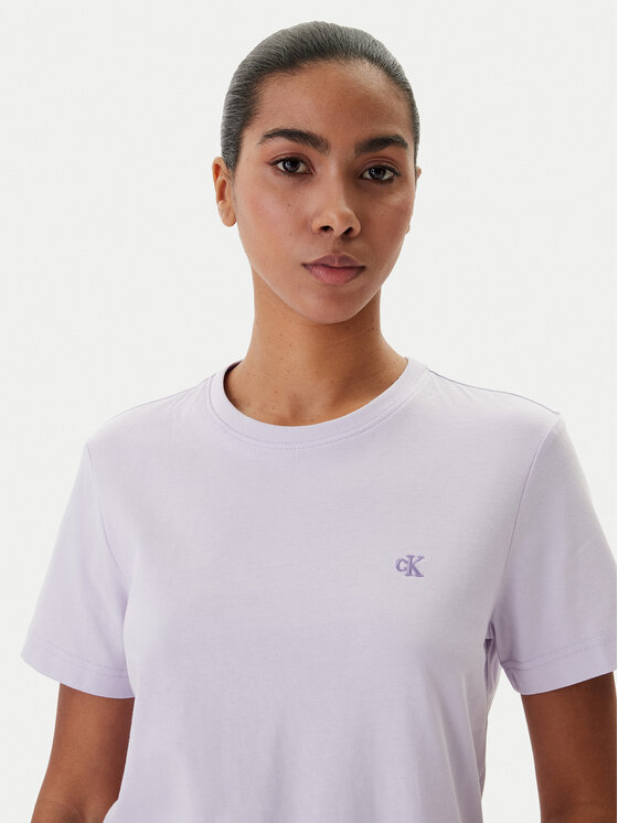 Calvin Klein Jeans Calvin Klein Jeans Camiseta Monogram LV047B224G Violeta Regular Fit