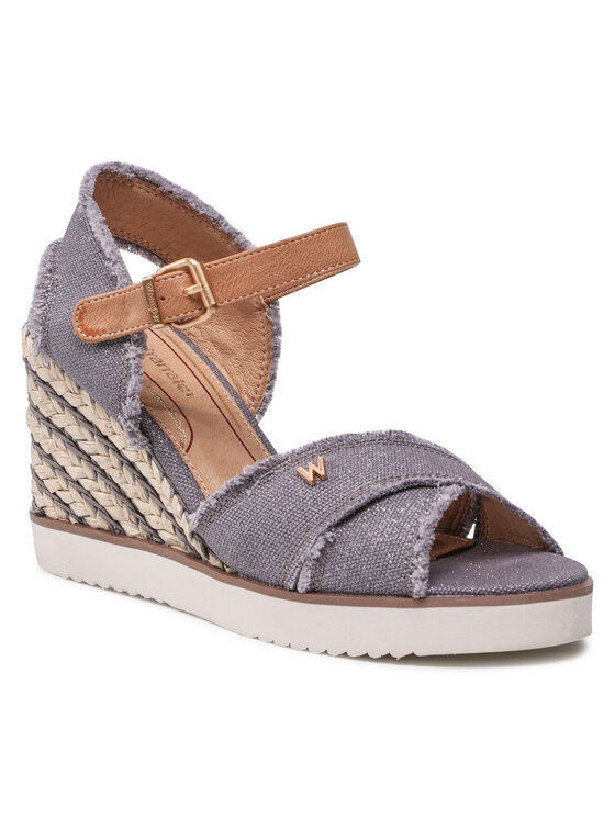 Wrangler Espadrilky Wrangler Maiorca Cross WL21700A Šedá