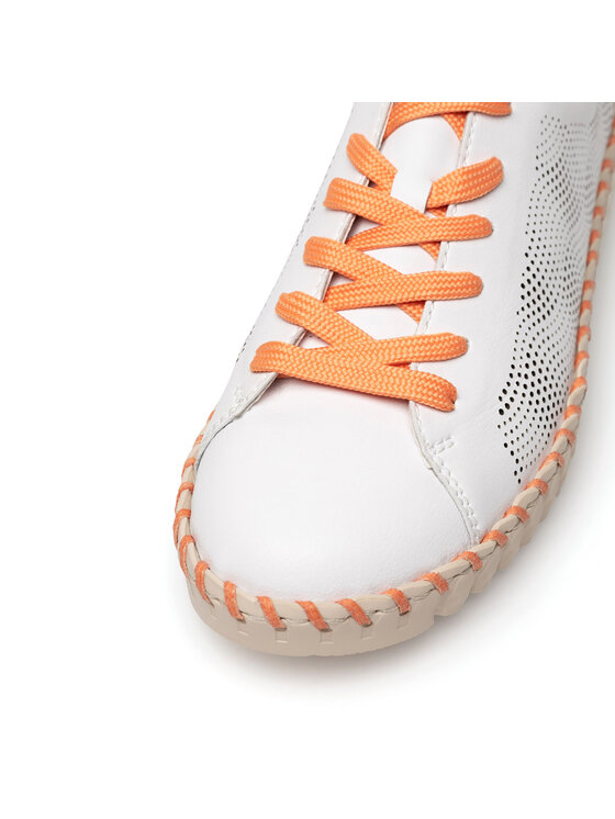 Rieker Sneakers Rieker N1900-80 Alb